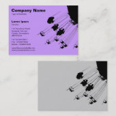 Swings and Roundabouts v2 - Lilac Visitenkarte (Vorne/Hinten)