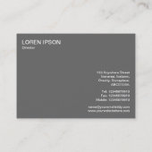 Swings and Roundabouts v3 - Amber Visitenkarte (Rückseite)