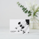 Swings and Roundabouts v3 - White Visitenkarte (Stehend Vorderseite)