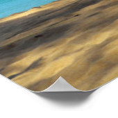 Swings & Tree on the Sand Poster (Ecke)