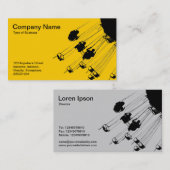 Swings und Roundabouts - Amber Visitenkarte (Vorne/Hinten)