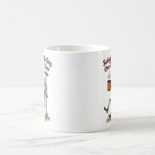 Swingskeleton-Kaffee-Tasse Kaffeetasse (Mittel)