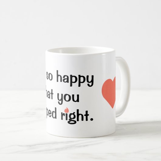 Swiped rechte Tasse (VorderseiteRechts)