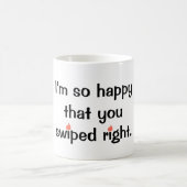 Swiped rechte Tasse (Mittel)