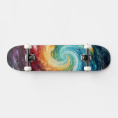 Swirbelgalaxie Skateboard (Horizontal)
