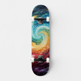 Swirbelgalaxie Skateboard