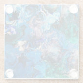 Swirbeln abstrakter Untersetzer (Rückseite)