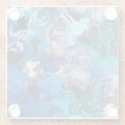 Swirbeln abstrakter Untersetzer (Rückseite)