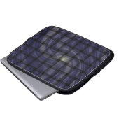 Swirbeln Night Sky Laptopschutzhülle (Vorne Knopf)