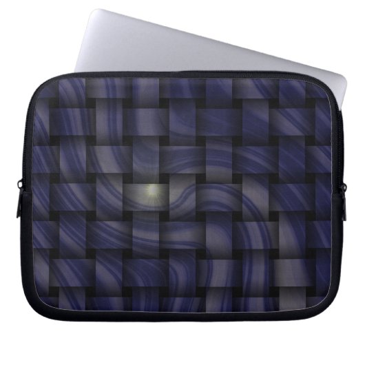Swirbeln Night Sky Laptopschutzhülle (Vorderseite)