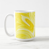 Swirl Art LEMONADE Yellow Preppy Modern Year Fun Kaffeetasse (Links)