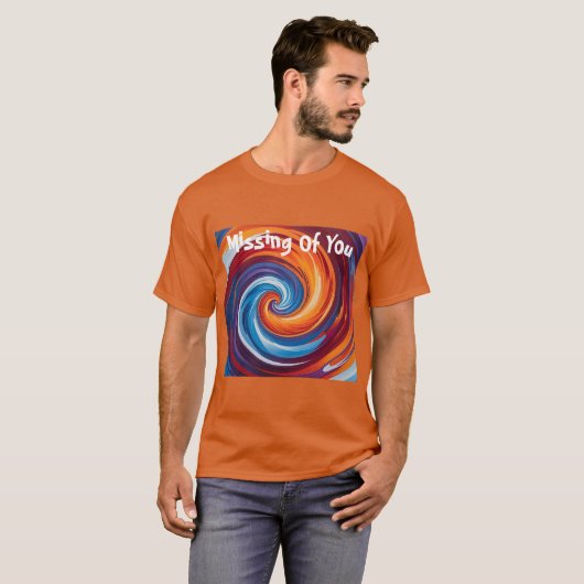 Swirl Art Mens Tshirt Design (Vorne ganz)