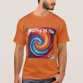 Swirl Art Mens Tshirt Design (Vorderseite)