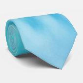 ** Swirl Blue Retro Psychodelic Tie Dye Hipster Krawatte (Gerollt)