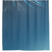 Swirl Blues Duschvorhang (Vorderseite)