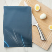 Swirl Blues Geschirrtuch (Viertel Falte)