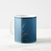 Swirl Blues Kaffeetasse (Vorderseite Links)