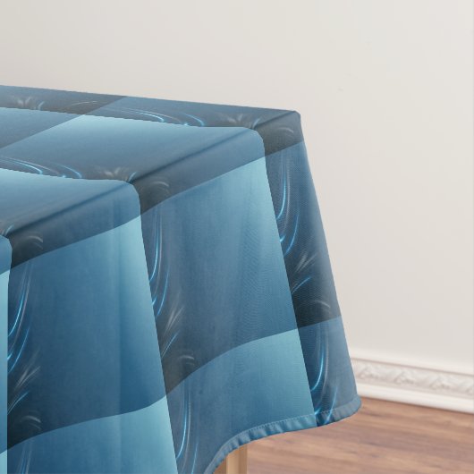 Swirl Blues Tischdecke (Beispiel)