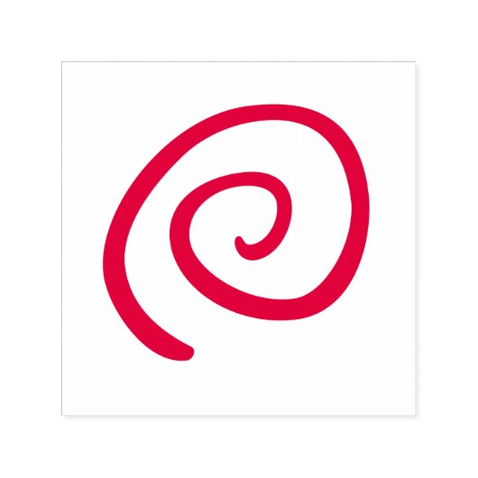 Swirl Coil Fun Design Weihnachtsgalaxie Permastempel (Design)