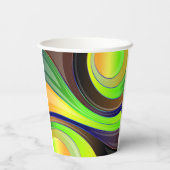Swirl-Design Pappbecher (Rückseite)