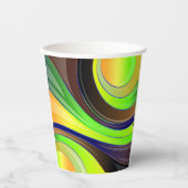 Swirl-Design Pappbecher (Vorderseite)