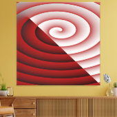 SWirl Double color Wave Leinwanddruck (Insitu (Wohnzimmer))