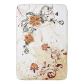 Swirl floral badematte (Vorderseite Vertikal)