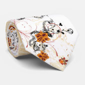 Swirl Floral Neck Tie Krawatte (Gerollt)