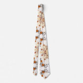 Swirl Floral Neck Tie Krawatte (Rückseite)