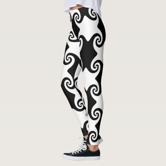 Swirl Formen keltisch wie anpassbare Leggings (Links)