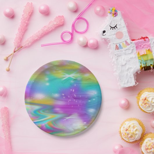 Swirl Galaxy Pappteller (Party)