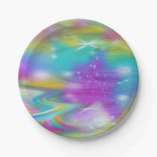 Swirl Galaxy Pappteller (Vorderseite)