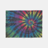 Swirl Gefärbte Krawatte Fleece Blanket (Vorderseite (Horizontal))
