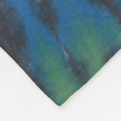 Swirl Gefärbte Krawatte Fleece Blanket (Ecke)