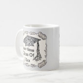 Swirl Grad Cap Abschluss Tasse (Vorderseite Links)