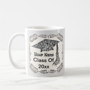 Swirl Grad Cap Abschluss Tasse