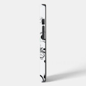 Swirl Grunge Clarinet Player Musician Geschenk Case-Mate iPhone Hülle (Rückseite / Links)