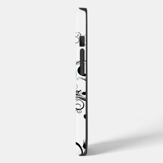 Swirl Grunge Clarinet Player Musician Geschenk Case-Mate iPhone Hülle (Rückseite / Links)