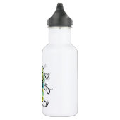 Swirl Grunge Klarinette Edelstahlflasche (Rechts)