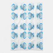 Swirl Hearts Geschirrtuch (Vertikal)