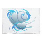 Swirl Hearts Kissenbezug (Vorderseite-Links)