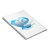 Swirl Hearts Notizblock (Rechte Seite)