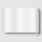 Swirl Jade Floral Design - Gästebuch (Rückseite)