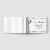 Swirl Jade Floral Design - Gästebuch (Voll)