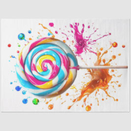 Swirl Lollipop Mulitcolor Tissue Paper Seidenpapier