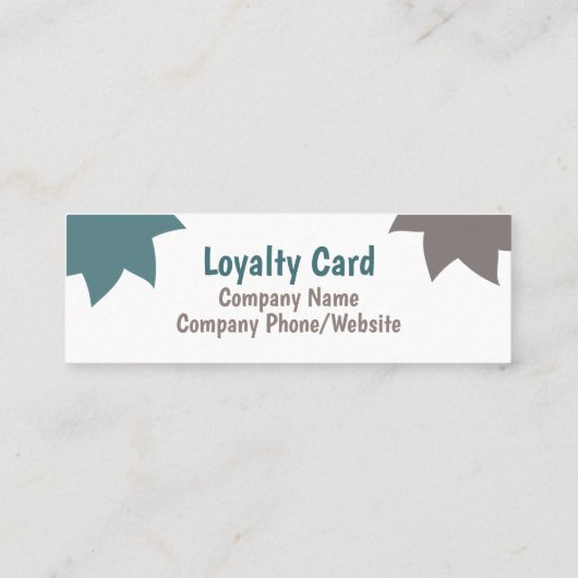 Swirl Loyalty Card Treuekarte (Rückseite)