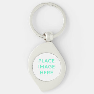 Swirl Metal Schlüsselanhänger - Souvenir Gift Desi