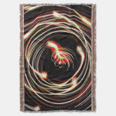 Swirl Motion Burst – Premium Woven Blanket Decke (Vorderseite Vertikal)