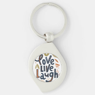 Swirl of Joy - Liebe, Live, Lachen Schlüsselanhänger