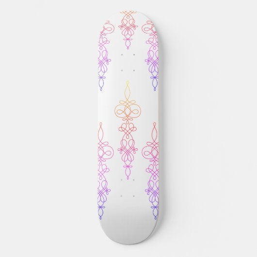 Swirl Ombre Skateboard (Vorderseite)